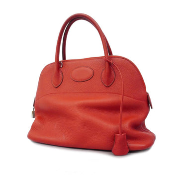 HERMES handbag Bolide 31 H stamp Taurillon Clemence Rouge vif ladies