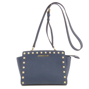 MICHAEL KORS Studded Shoulder Bag Leather Women's