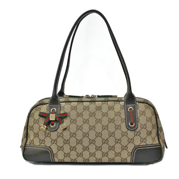 GUCCI GG Shoulder Bag Canvas Beige Women's  BRB01000000002597