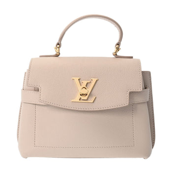 LOUIS VUITTON Rock Me Ever MINI Greige M21052 Women's Grain Calf Leather Handbag