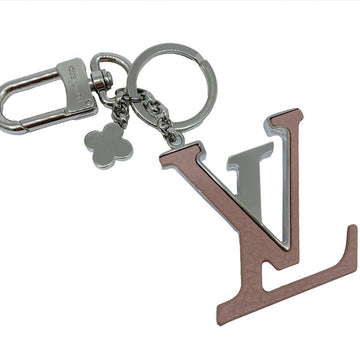 LOUIS VUITTON Portocre LV Capucines Charm Key Ring Chain Pink Silver M63079 Ki