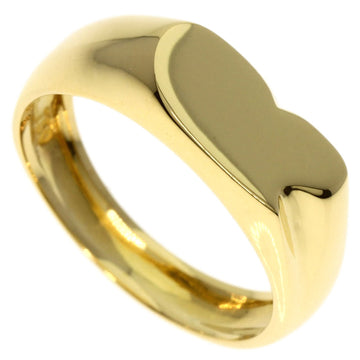 TIFFANY Full Heart Ring K18 Yellow Gold Women's &Co.