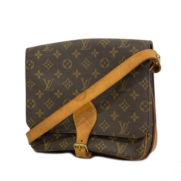 LOUIS VUITTON Shoulder Bag Monogram Cartesier M51252 Brown Ladies