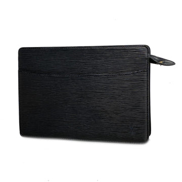 LOUIS VUITTON Clutch Bag Epi Pochette Homme M52522 Noir Men's