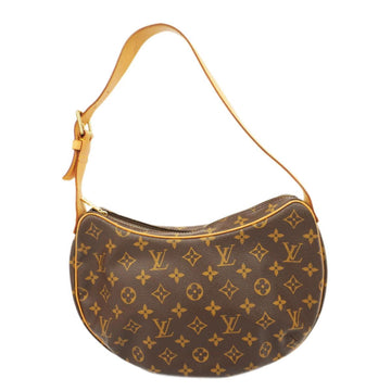 LOUIS VUITTON Shoulder Bag Monogram Croissant MM M51512 Brown Women's