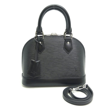 LOUIS VUITTON Alma BB Women's Handbag M40862 Epi Noir [Black]
