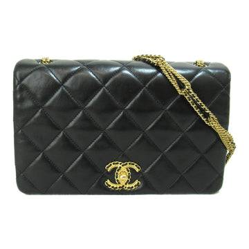 CHANEL ChainShoulder bag Black Lambskin [sheep leather]