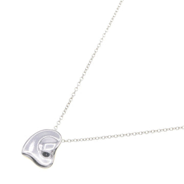 TIFFANY Necklace Elsa Peretti Full Heart SV Sterling Silver 925 Pendant Choker Women's  & CO.