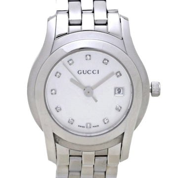 GUCCI G-Class YA055501 5500L Stainless Steel Ladies 130156 Watch