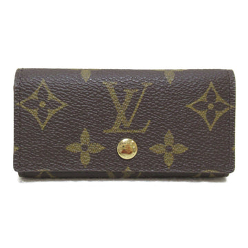 LOUIS VUITTON Multicles4 key holder Brown Monogram PVC coated canvas M62631