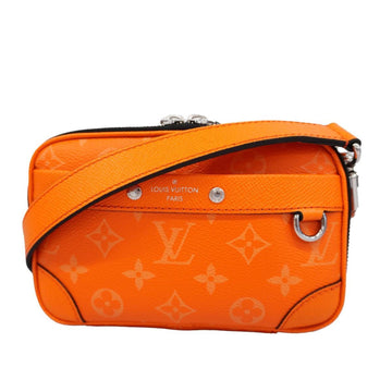 LOUIS VUITTON Shoulder Bag Taiga Alpha Wearable Wallet NV M31073 Tangerine Men's