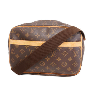 LOUIS VUITTON Shoulder Bag Monogram Reporter PM M45254 Brown Ladies