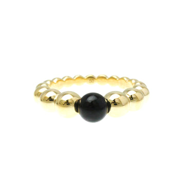 VAN CLEEF & ARPELS Perlee Varician Onix Ring Yellow Gold [18K] Fashion Onyx Band Ring Gold