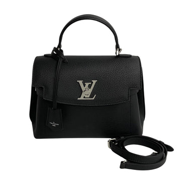 LOUIS VUITTON Lockme Ever Leather 2way Handbag Shoulder Bag Noir 341-2 240413kmk341-2