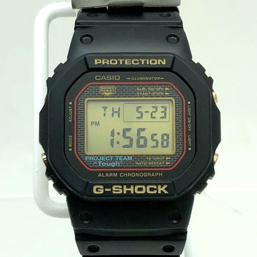 CASIOG-SHOCK  Watch DW-5025SP-1JF 25th Anniversary 2008 Limited Special Edition Serial Number Included PROJECT TEAM Tough Black Gold Digital Screw Back Mikunigaoka Store ITAMTPOHIGB4