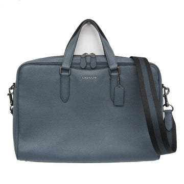 COACH Graham Structured C8174 Men's Leather Briefcase,Shoulder Bag Navy