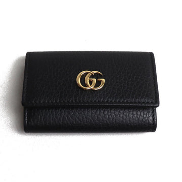 GUCCI GG Marmont Key Case Black ?456118 CAO0G 1000