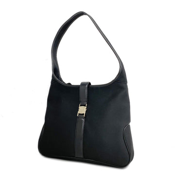 SALVATORE FERRAGAMO Shoulder Bag Nylon Black Women's