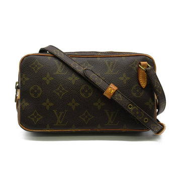 LOUIS VUITTON Pochette Marly Bandlier Brown Monogram PVC coated canvas M51828