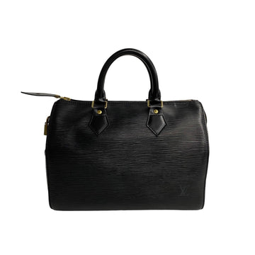LOUIS VUITTON Speedy 25 Epi Leather Handbag Boston Bag Black 314-9