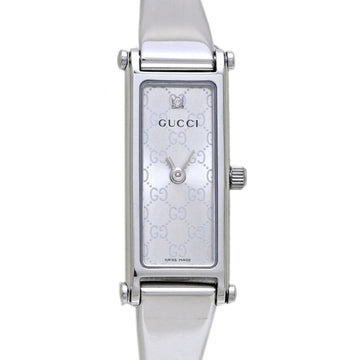 GUCCI Bangle Watch YA015563 1500L Stainless Steel Ladies 130090