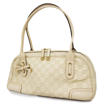 GUCCI Shoulder Bag sima 161720 Leather Ivory Champagne Women's