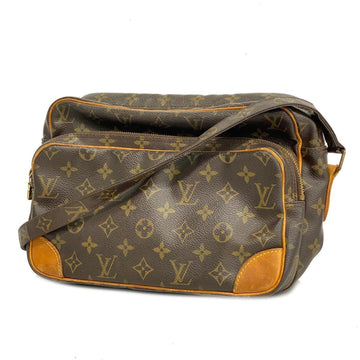 LOUIS VUITTON Shoulder Bag Monogram Nile M45244 Brown Ladies