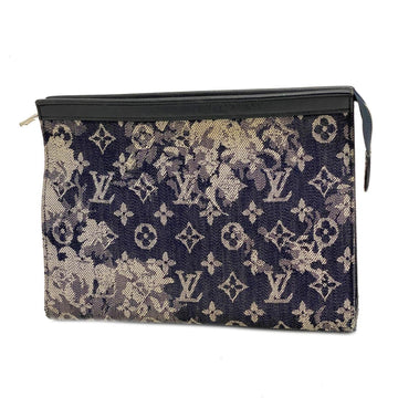 LOUIS VUITTON Clutch Bag Monogram Tapestry Pochette Voyage MM M80034 Navy Men's