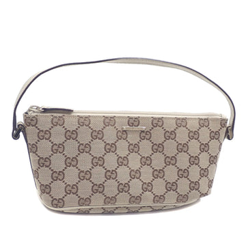 GUCCI Pouch Women's Beige Brown GG Canvas 07198 2123 042003