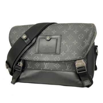 LOUIS VUITTON Shoulder Bag Monogram Eclipse Voyage PM M40511 Black Men's