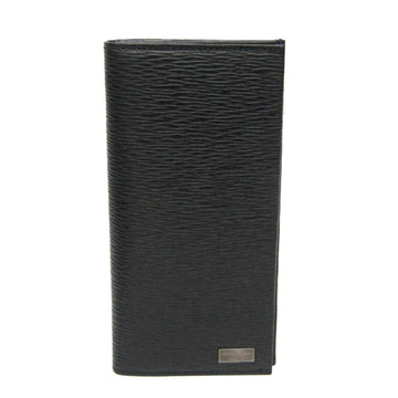 SALVATORE FERRAGAMO JL-66 9771 Men's Leather Long Wallet [bi-fold] Black