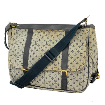 LOUIS VUITTON Shoulder Bag Monogram Sac Maman M42350 Blue Ladies