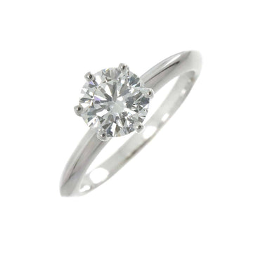 TIFFANY & Co. Solitaire Diamond 1.07ct H VS1 3EX Ring Pt Platinum