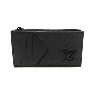 LOUIS VUITTON Wallet LV Aerogram Coin Card Holder Noir Black Fragment Case Wallet/Coin Purse Business Case/Card Men's Calf Leather M82068 LOUISVUITTON