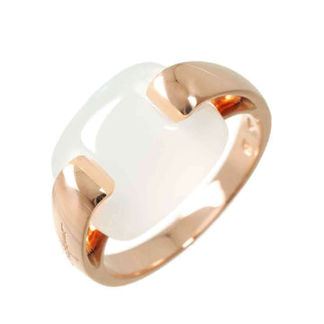 SALVATORE FERRAGAMO Ring Quartz K18 PG Pink Gold 750