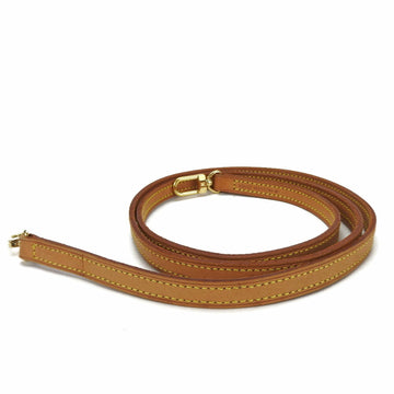 LOUIS VUITTON Shoulder Strap Tanned Leather Beige Approx. 120.5cm Women's