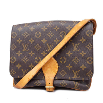 LOUIS VUITTON Shoulder Bag Monogram Cartesiere GM M51252 Brown Ladies