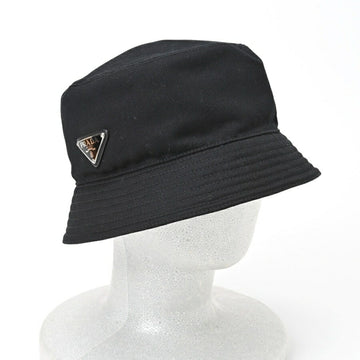 PRADA Drill Bucket Hat Triangle 2HC137 Cotton # XL S-155740