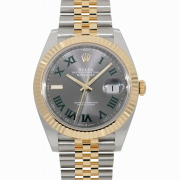 ROLEX Datejust 41 126333 Random Slate Roman Men's Watch