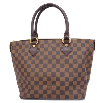 LOUIS VUITTON Tote Bag Damier Saleya PM N51183 Ebene Women's