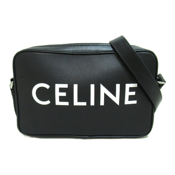 CELINE Shoulder Bag Black leather