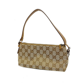 GUCCI Pouch GG Canvas 103399 Brown Beige Ladies