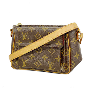 LOUIS VUITTON Shoulder Bag Monogram Vivacite PM M51165 Brown Women's