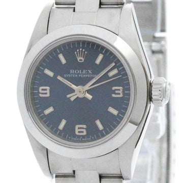 ROLEXPolished  Oyster Perpetual 67180 U Serial Automatic Ladies Watch BF572303