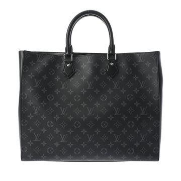 LOUIS VUITTON Monogram Eclipse Grand Sac Black/Grey M44733 Men's Canvas Tote Bag