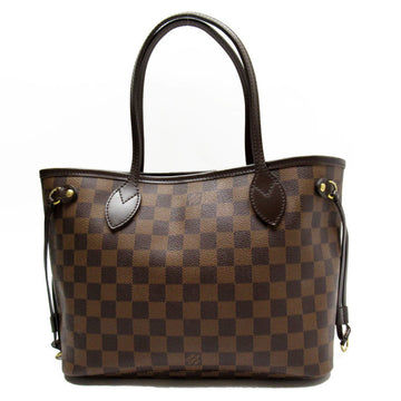 LOUIS VUITTON Tote Bag Damier Neverfull PM Canvas Brown Women's w0383a