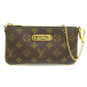 LOUIS VUITTON Pochette Mira MM Women's Pouch M60094 Monogram Brown