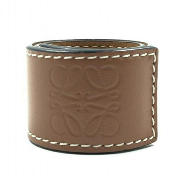 LOEWE Anagram Leather Snap Bracelet