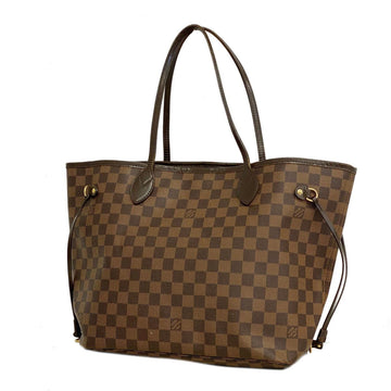 LOUIS VUITTON Tote Bag Damier Neverfull MM N51105 Ebene Women's