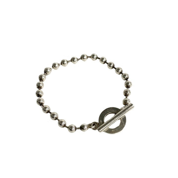 GUCCI Ball Chain Silver 925 Bracelet Bangle Women Men 20873 762k762-20873